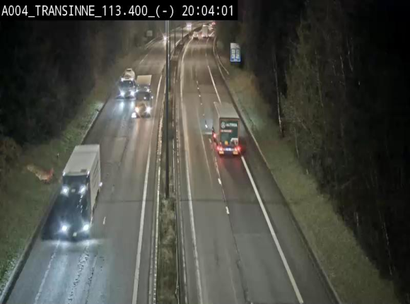 <h2>Caméra trafic E411 (A4) - Transinne direction Namur - BK 113.425</h2>