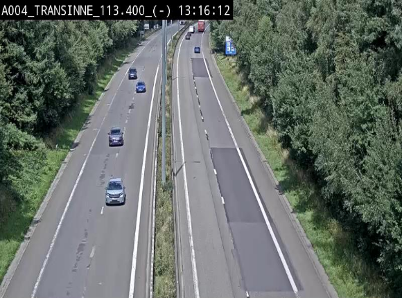 <h2>Caméra trafic E411 (A4) - Transinne direction Namur - BK 113.425</h2>