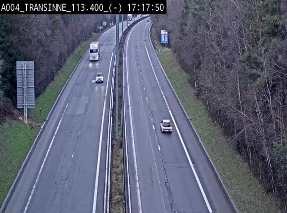<h2>Caméra trafic E411 (A4) - Transinne direction Namur - BK 113.425</h2>