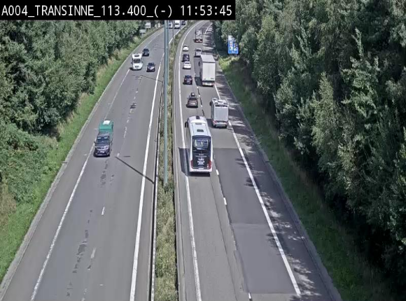 <h2>Caméra trafic E411 (A4) - Transinne direction Namur - BK 113.425</h2>