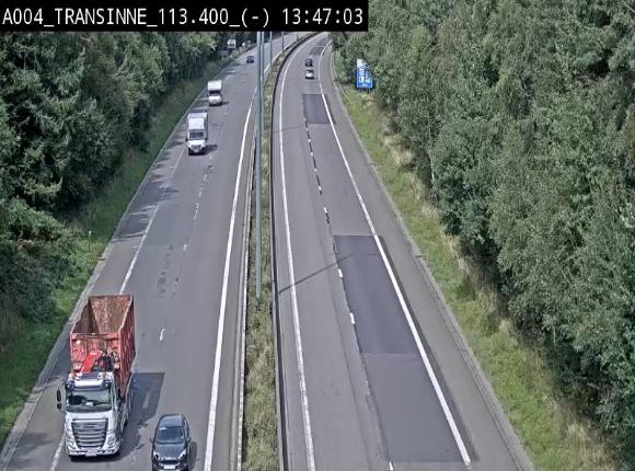 <h2>Caméra trafic E411 (A4) - Transinne direction Namur - BK 113.425</h2>