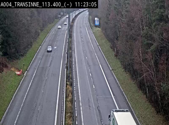 <h2>Caméra trafic E411 (A4) - Transinne direction Namur - BK 113.425</h2>