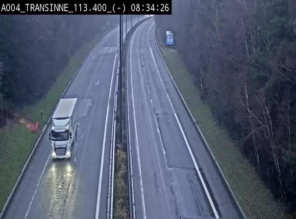 <h2>Caméra trafic E411 (A4) - Transinne direction Namur - BK 113.425</h2>