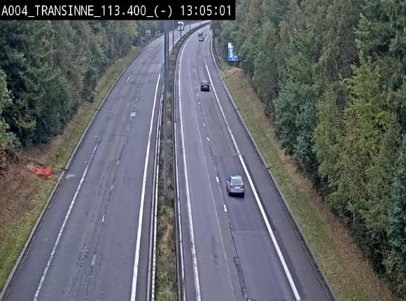 <h2>Caméra trafic E411 (A4) - Transinne direction Namur - BK 113.425</h2>