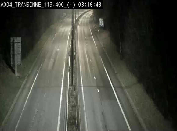 <h2>Caméra trafic E411 (A4) - Transinne direction Namur - BK 113.425</h2>