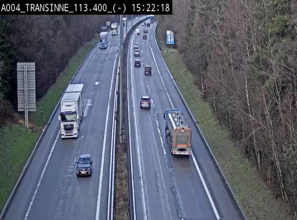 <h2>Caméra trafic E411 (A4) - Transinne direction Namur - BK 113.425</h2>