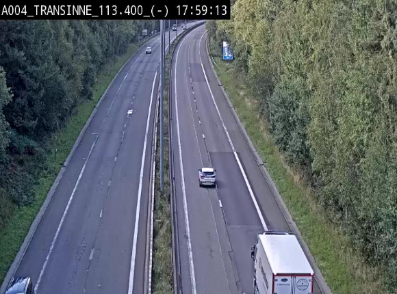 <h2>Caméra trafic E411 (A4) - Transinne direction Namur - BK 113.425</h2>