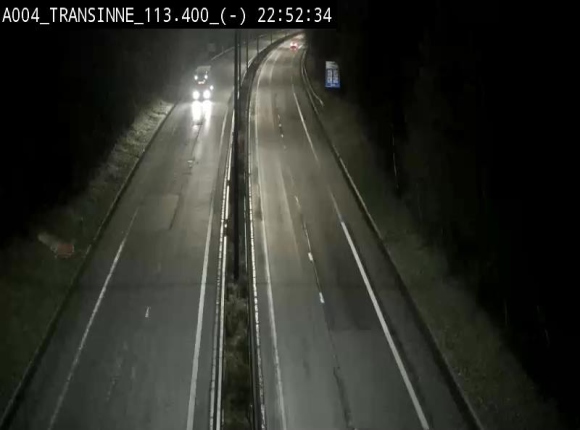 <h2>Caméra trafic E411 (A4) - Transinne direction Namur - BK 113.425</h2>
