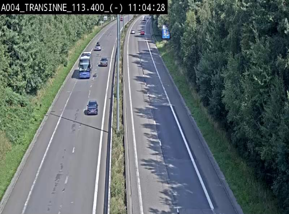 <h2>Caméra trafic E411 (A4) - Transinne direction Namur - BK 113.425</h2>