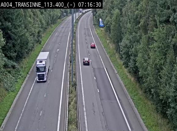 <h2>Caméra trafic E411 (A4) - Transinne direction Namur - BK 113.425</h2>