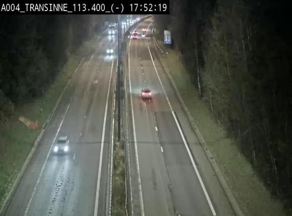 <h2>Caméra trafic E411 (A4) - Transinne direction Namur - BK 113.425</h2>
