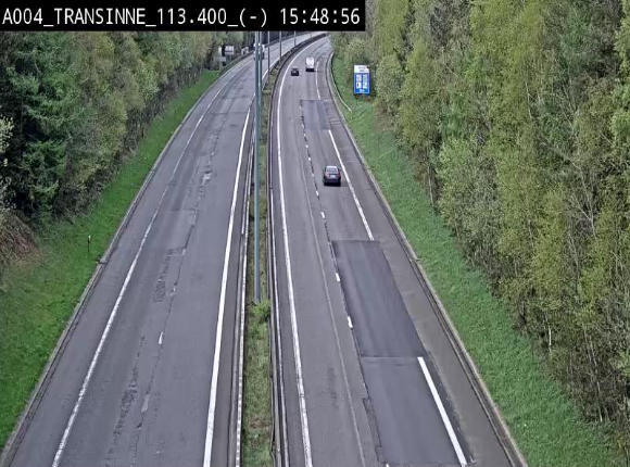 <h2>Caméra trafic E411 (A4) - Transinne direction Namur - BK 113.425</h2>