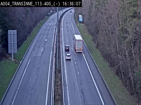 <h2>Caméra trafic E411 (A4) - Transinne direction Namur - BK 113.425</h2>