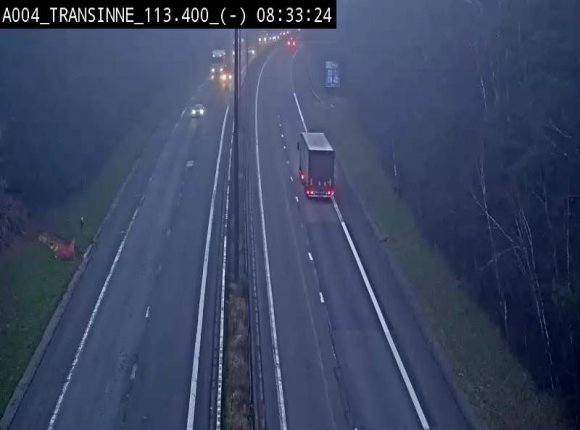 <h2>Caméra trafic E411 (A4) - Transinne direction Namur - BK 113.425</h2>