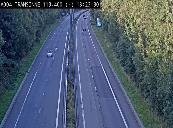 <h2>Caméra trafic E411 (A4) - Transinne direction Namur - BK 113.425</h2>