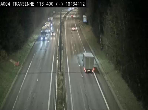 <h2>Caméra trafic E411 (A4) - Transinne direction Namur - BK 113.425</h2>