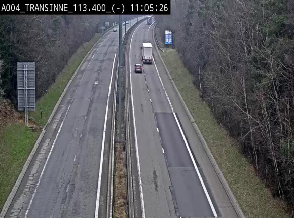<h2>Caméra trafic E411 (A4) - Transinne direction Namur - BK 113.425</h2>