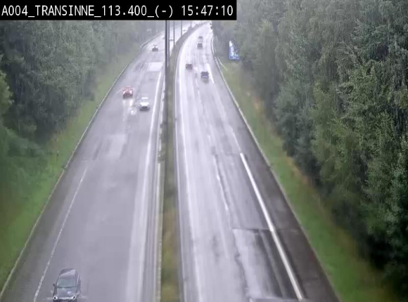 Caméra trafic E411 (A4) - Transinne direction Namur - BK 113.425