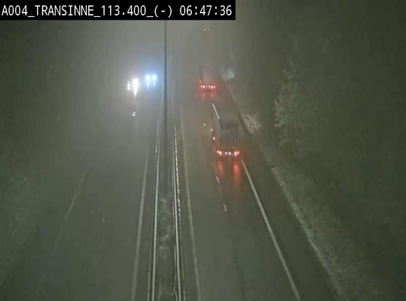 Caméra trafic E411 (A4) - Transinne direction Namur - BK 113.425