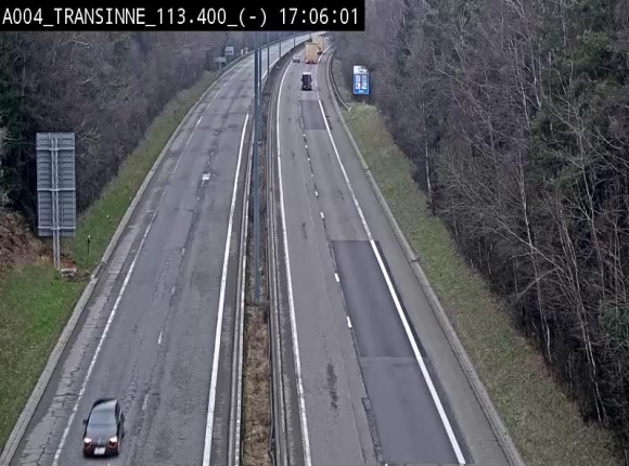 <h2>Caméra trafic E411 (A4) - Transinne direction Namur - BK 113.425</h2>
