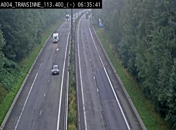 Caméra trafic E411 (A4) - Transinne direction Namur - BK 113.425