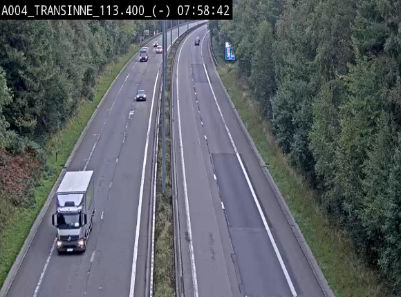 <h2>Caméra trafic E411 (A4) - Transinne direction Namur - BK 113.425</h2>