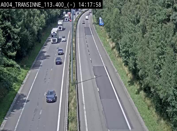 <h2>Caméra trafic E411 (A4) - Transinne direction Namur - BK 113.425</h2>