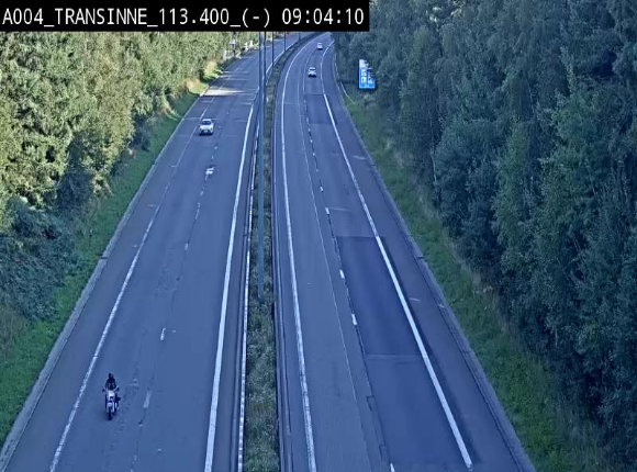 <h2>Caméra trafic E411 (A4) - Transinne direction Namur - BK 113.425</h2>