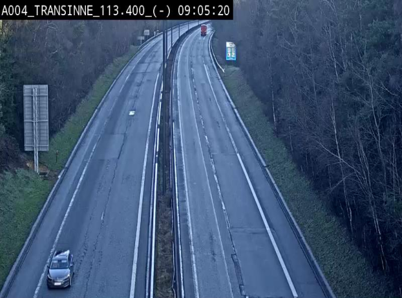 <h2>Caméra trafic E411 (A4) - Transinne direction Namur - BK 113.425</h2>