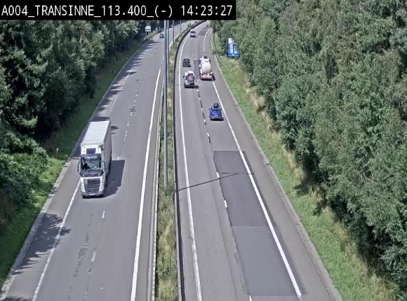 <h2>Caméra trafic E411 (A4) - Transinne direction Namur - BK 113.425</h2>