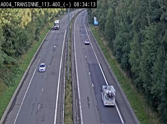<h2>Caméra trafic E411 (A4) - Transinne direction Namur - BK 113.425</h2>