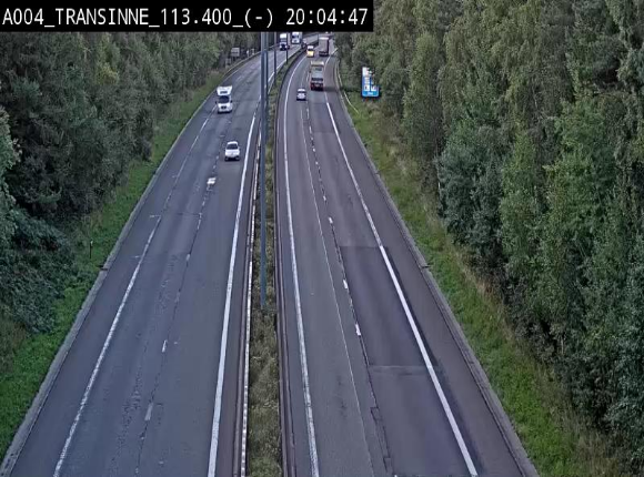 <h2>Caméra trafic E411 (A4) - Transinne direction Namur - BK 113.425</h2>