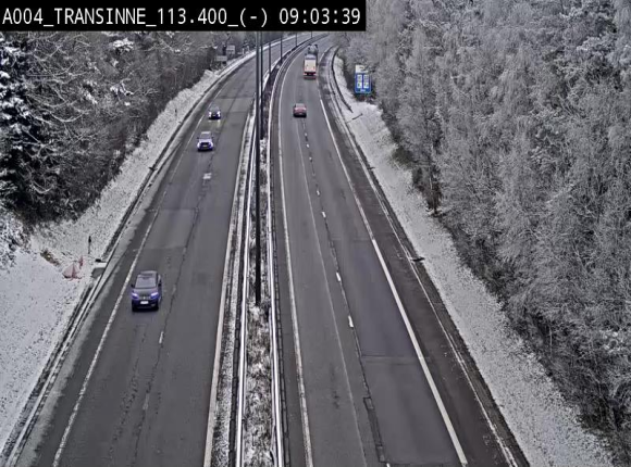 <h2>Caméra trafic E411 (A4) - Transinne direction Namur - BK 113.425</h2>