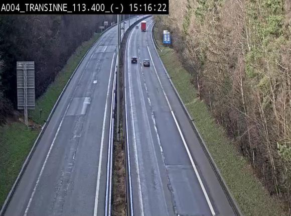 <h2>Caméra trafic E411 (A4) - Transinne direction Namur - BK 113.425</h2>