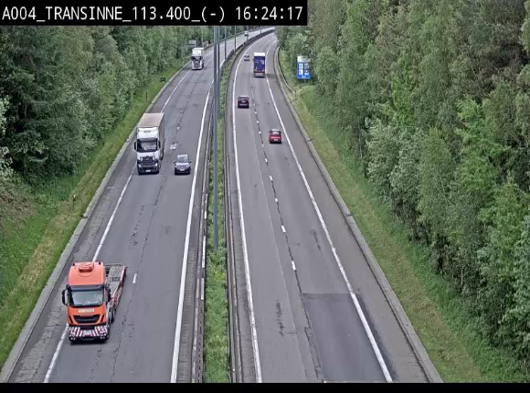 <h2>Caméra trafic E411 (A4) - Transinne direction Namur - BK 113.425</h2>