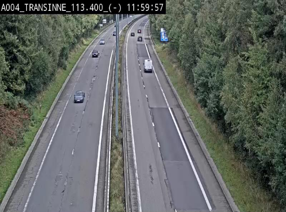 <h2>Caméra trafic E411 (A4) - Transinne direction Namur - BK 113.425</h2>