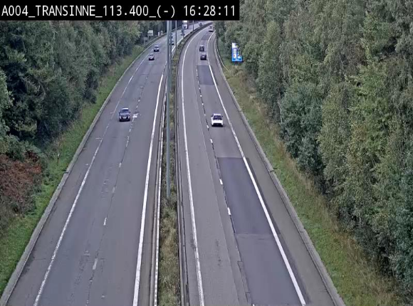 <h2>Caméra trafic E411 (A4) - Transinne direction Namur - BK 113.425</h2>