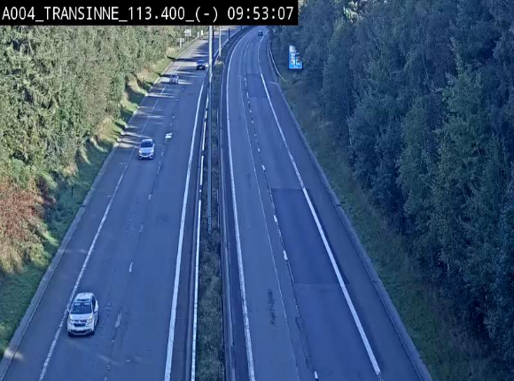 <h2>Caméra trafic E411 (A4) - Transinne direction Namur - BK 113.425</h2>