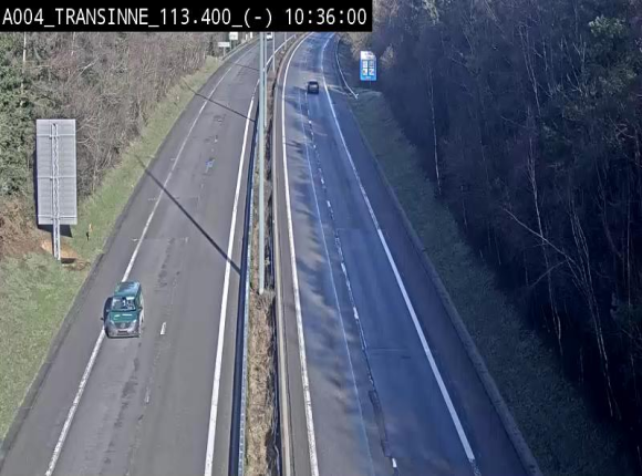 <h2>Caméra trafic E411 (A4) - Transinne direction Namur - BK 113.425</h2>
