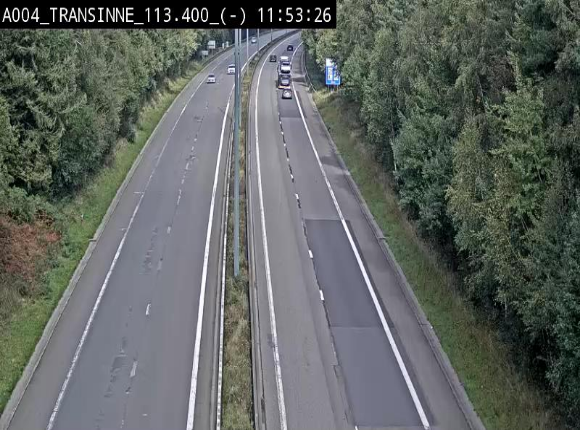 <h2>Caméra trafic E411 (A4) - Transinne direction Namur - BK 113.425</h2>