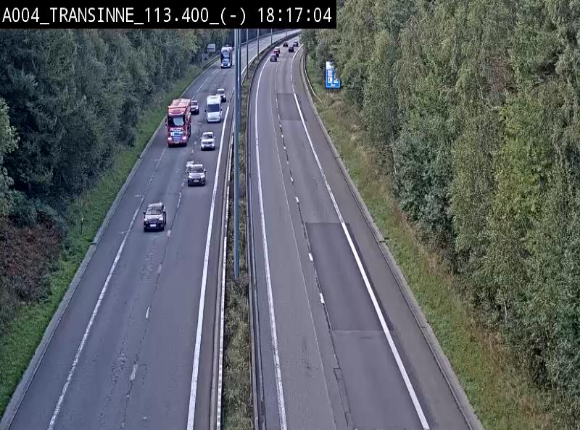 <h2>Caméra trafic E411 (A4) - Transinne direction Namur - BK 113.425</h2>