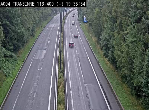 <h2>Caméra trafic E411 (A4) - Transinne direction Namur - BK 113.425</h2>