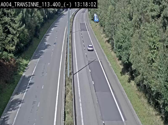 <h2>Caméra trafic E411 (A4) - Transinne direction Namur - BK 113.425</h2>