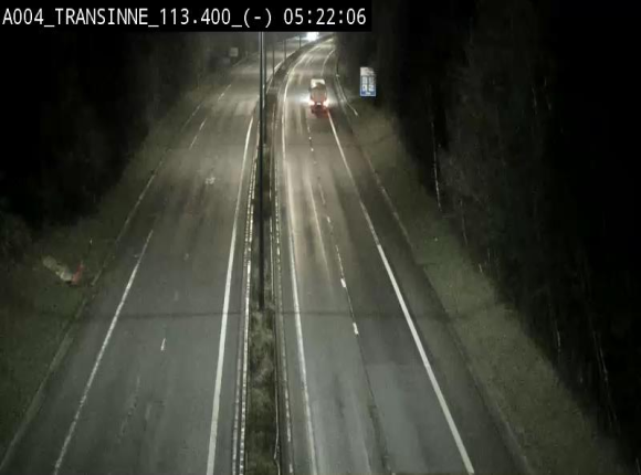 <h2>Caméra trafic E411 (A4) - Transinne direction Namur - BK 113.425</h2>