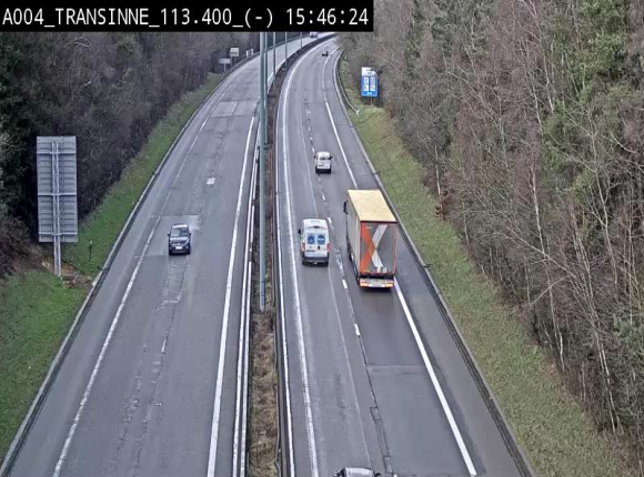 <h2>Caméra trafic E411 (A4) - Transinne direction Namur - BK 113.425</h2>