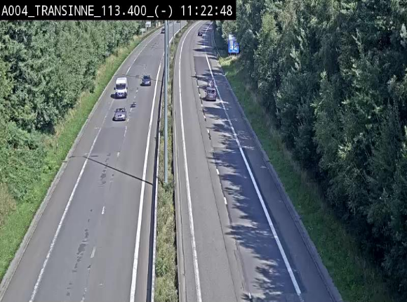 <h2>Caméra trafic E411 (A4) - Transinne direction Namur - BK 113.425</h2>