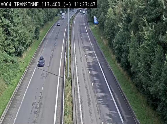 <h2>Caméra trafic E411 (A4) - Transinne direction Namur - BK 113.425</h2>