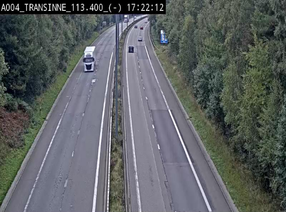 <h2>Caméra trafic E411 (A4) - Transinne direction Namur - BK 113.425</h2>