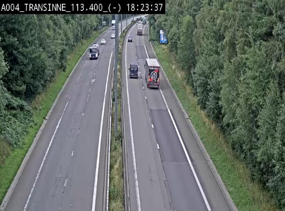 <h2>Caméra trafic E411 (A4) - Transinne direction Namur - BK 113.425</h2>