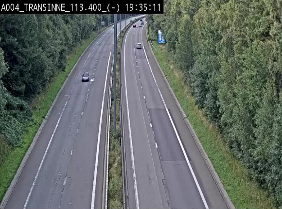 <h2>Caméra trafic E411 (A4) - Transinne direction Namur - BK 113.425</h2>
